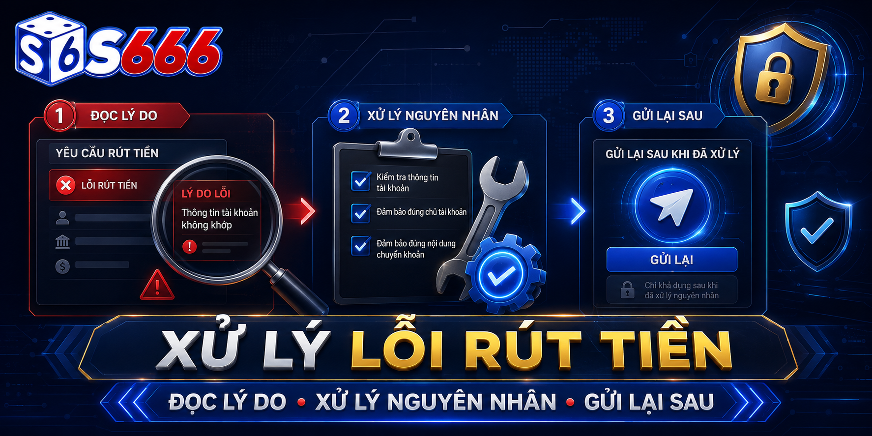 Rút tiền S666 cần được thực hiện bằng số dư khả dụng, đúng phương thức nhận và đúng quy trình xác minh.