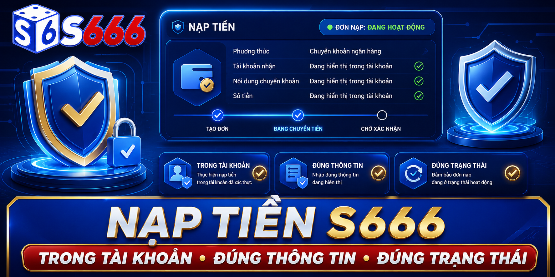 Trước khi xác nhận, cần đối chiếu phương thức, người nhận, số tiền, nội dung và thời hạn giao dịch.