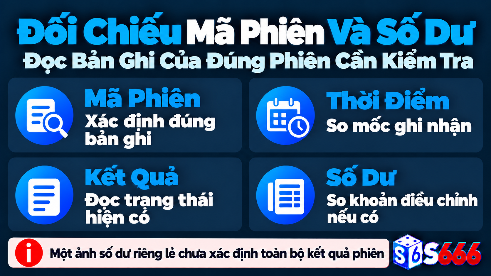 Đối chiếu mã phiên, thời điểm, kết quả và khoản điều chỉnh liên quan sau sự cố mất kết nối