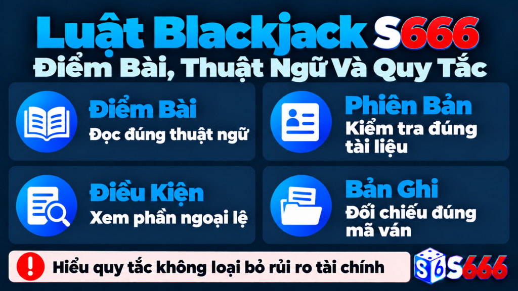 Luật Blackjack S666: Điểm Bài, Thuật Ngữ Và Quy Tắc